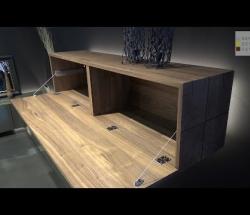 Embedded thumbnail for  Hulsta at iSaloni: Gentis Bedroom with Floating Walnut Sideboard