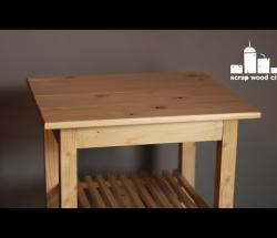 Embedded thumbnail for DIY kitchen rolling table